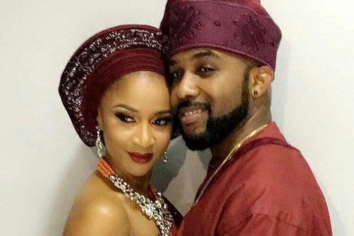 Banky W and Adesua Etomi.