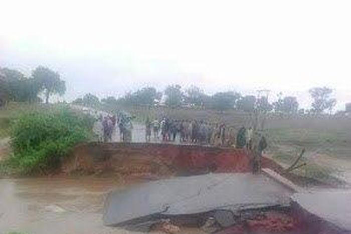 The collapsed bridge