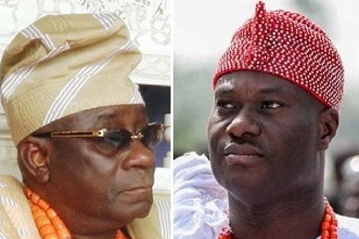 The Oba of Lagos, Oba Rilwan Aremu Akiolu and the Ooni of Ife, Oba Adeyeye Enitan Ogunwusi