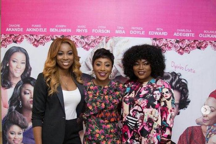 Bolanle Olukanni, Dakore Akande, Funke Akindele-Bello at 'Isoken' movie press conference