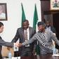 Vice President Yemi Osinbajo meets with China's Liu Baoju in Abuja