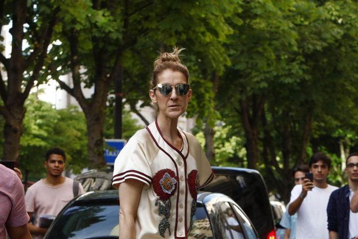 Celine Dion in Gucci