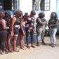 Some of the arrested Abuja prostitutes