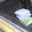 Ballot papers found in a bus.