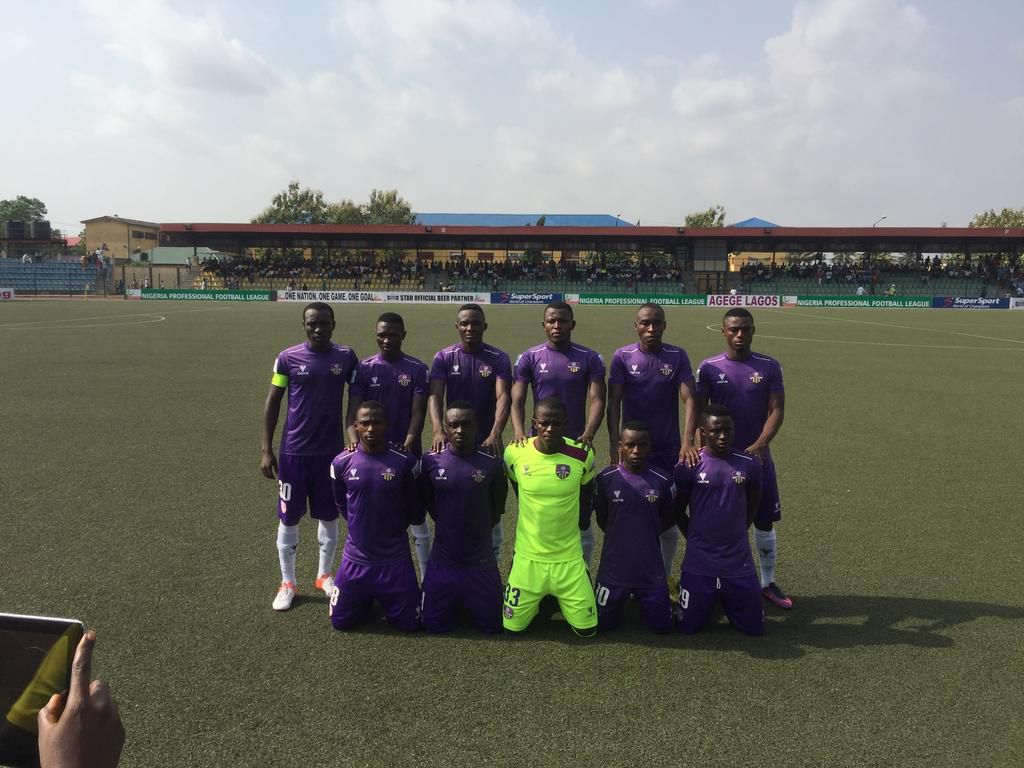 MFM FC team photo before their NPFL game against Remo Stars on Sunday, March 5 at the Agege Township stadium