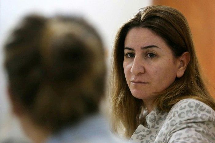 Vian Dakhil answers questions during an interview in September 2014