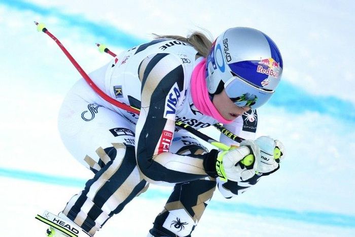 Lindsey Vonn is in the midst of a remarkable comeback from a broken right arm sustained in training late last year
