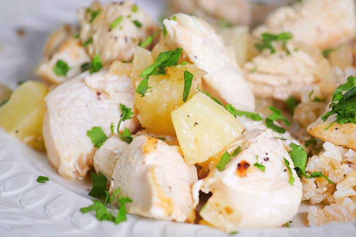 stir-fry pineapple chicken