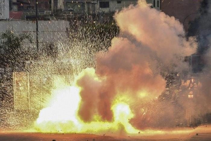 Venezuelan government has accused the opposition of sowing violence, while opposition blames the government for ordering police to repress peaceful protests