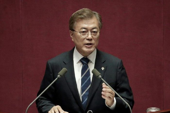 South Korean President Moon Jae-In advocates a two-phased approach to the North's nuclear issue, with Pyongyang first freezing its nuclear and long-range missile tests in return for the scaling back of annual US-South Korea military exercises