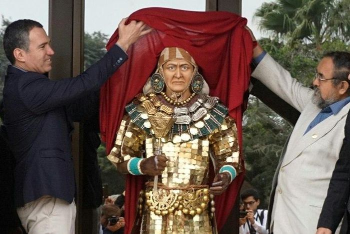 The Lord of Sipan was likely between the ages of 45 and 55 when he was buried around 250 AD