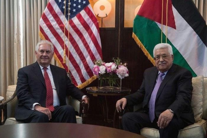 US Secretary of State Rex Tillerson and Palestinian president Mahmud Abbas met in Washington last month to discuss the moribund Middle East peace process