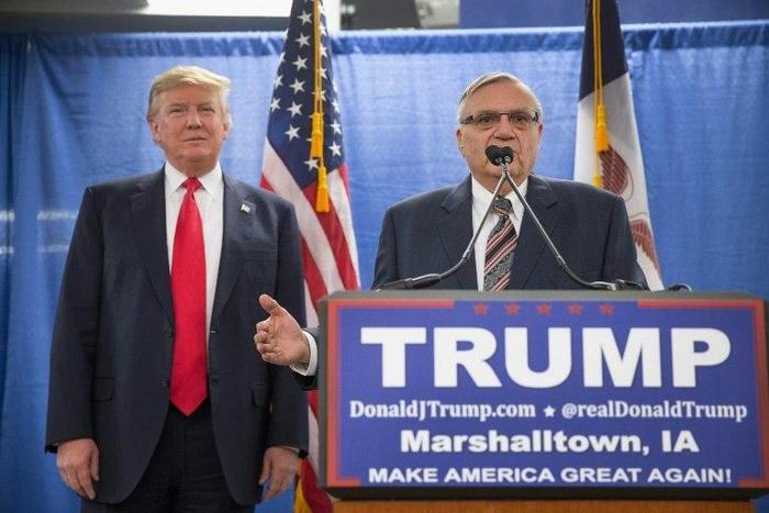 Controversial former Arizona sheriff Joe Arpaio (R) -- who endorsed Donald Trump during his presidential campaign last year -- earned a pardon on Friday