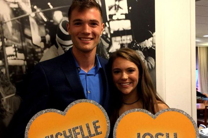 Michelle and Josh chatted for 3 years before meeting for the first time