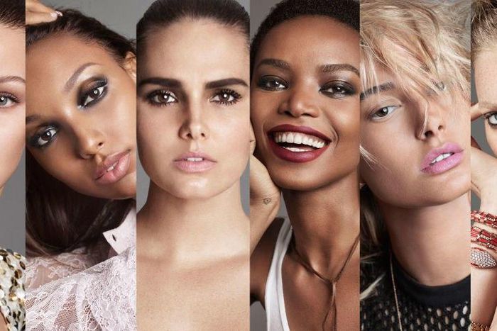 Bella Hadid, Maria Borges, Elsa Hosk, Jasmine Tookes, Candice Huffine and Hailey Baldwin for Elle Magazine