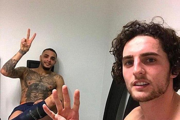 Adrien Rabiot and Layvin Kurzawa