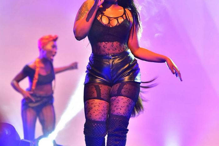 Victoria Kimani at the 2016 Soundcity Awards.