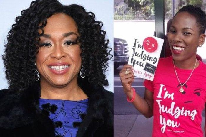 Shonda Rhimes and Luvvie Ajayi