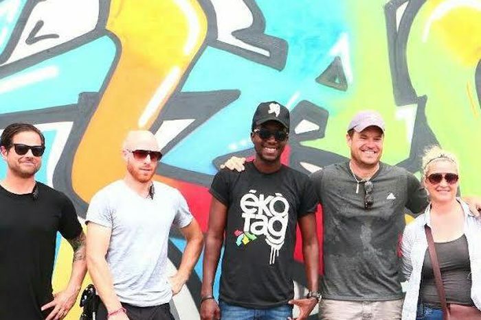 Osa seven and CNN crew