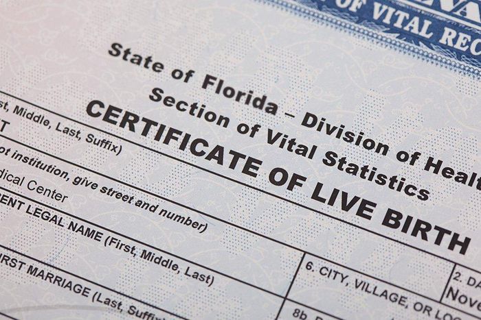 Birth certificate for miscarriage