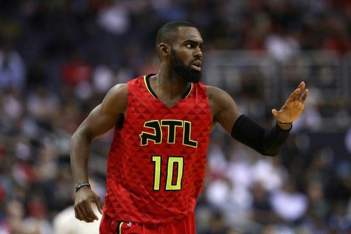 Guard Tim Hardaway Jr., pictured in April 2017, accepted the four-year, $71 million offer from the New York Knicks, who had previously traded him away