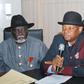 Brig.-Gen Paul Boroh (rtd), Special Adviser to President Buhari on Amnesty (Middle), 