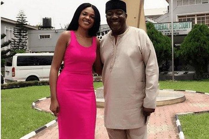 Omoni Oboli and Zeb Ejiro in court