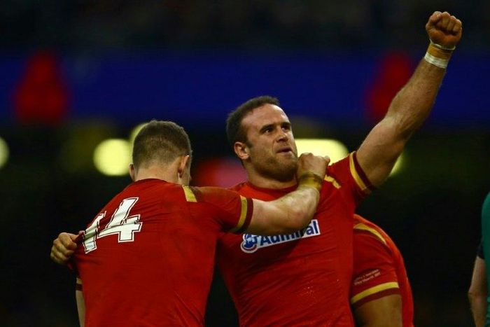 Jamie Roberts (right) will captain the Wales rugby union team in Tonga and Samoa
