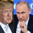 US President Donald Trump (left) and Russian President Vladimir Putin
