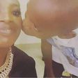 Annie Idibia gets a peck from Nino