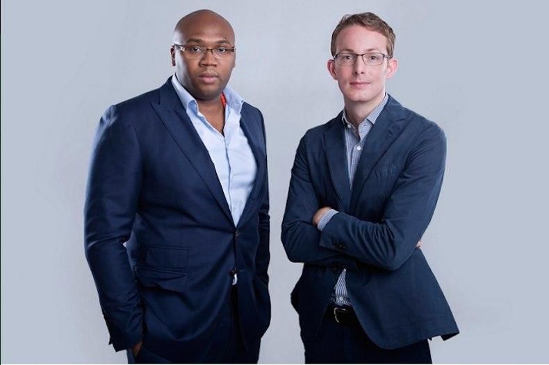 iROKO founders Jason Njoku (right) and Bastian Gotter (left).