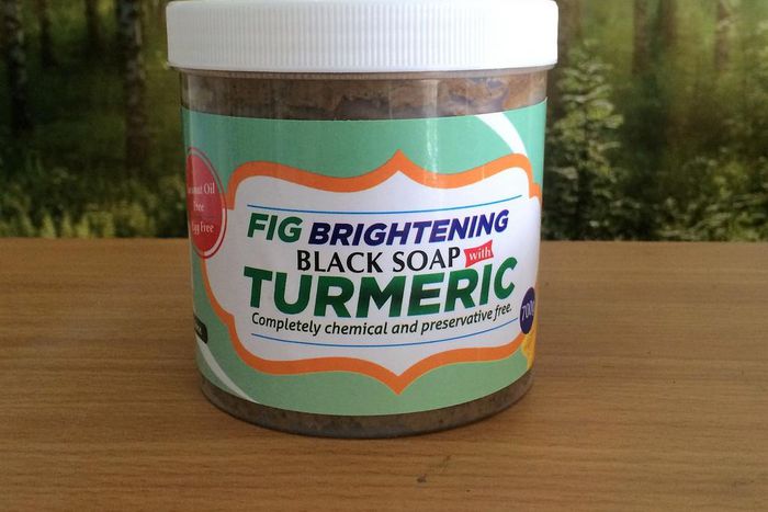 Fig Brightening Black Soap with Turmeric