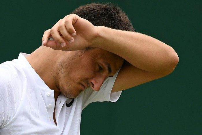 Australia's Bernard Tomic has been axed by his racquet sponsor after comments made at Wimbledon