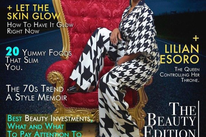 Lilian Esoro covers The Celebrity Shoot Magazine