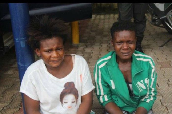 Oluchi Emeobi and her partner in crime