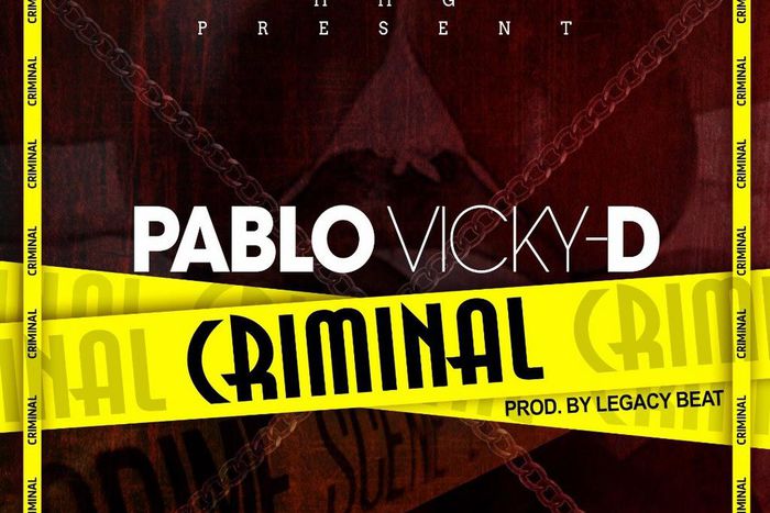 Pablo Vicky D's 'Criminal' cover art work