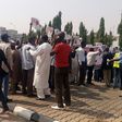 Shiites protest at National Assembly on January 25, 2017.