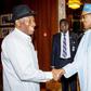 Former President Goodluck Jonathan and President Muhammadu Buhari