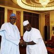 President Buhari (L) and Gov Yahaya Bello of Kogi (R)