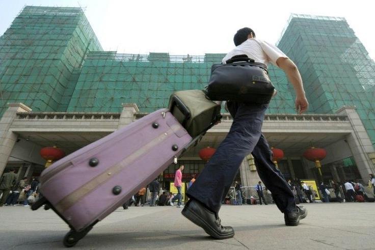 Unusual cargo: a Chinese man was detained after a scanner showed he had his brother's severed arms in his luggage