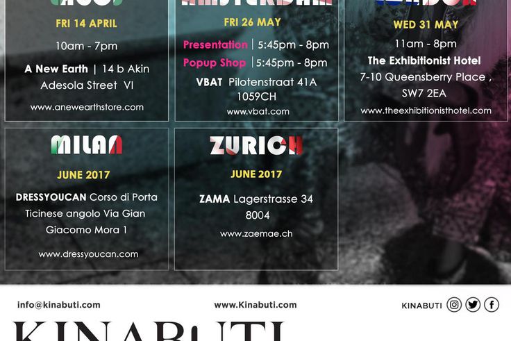 Kinabuti Pop-up The World Tour