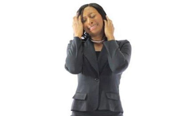 This crying woman needs help