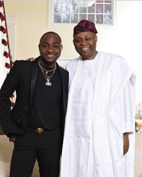 Davido and dad, Pa Adeleke