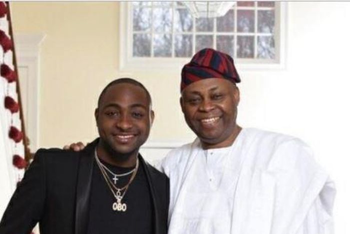 Davido and dad, Pa Adeleke