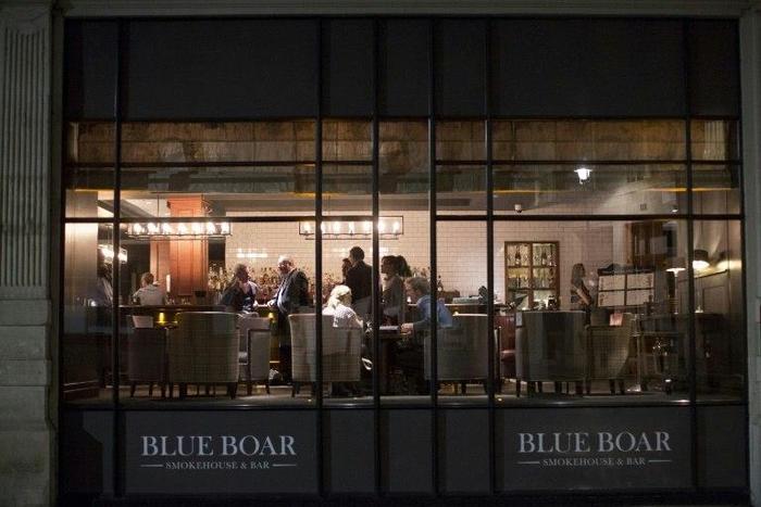 Theresa May cocktails were in the lead at the Blue Boar bar