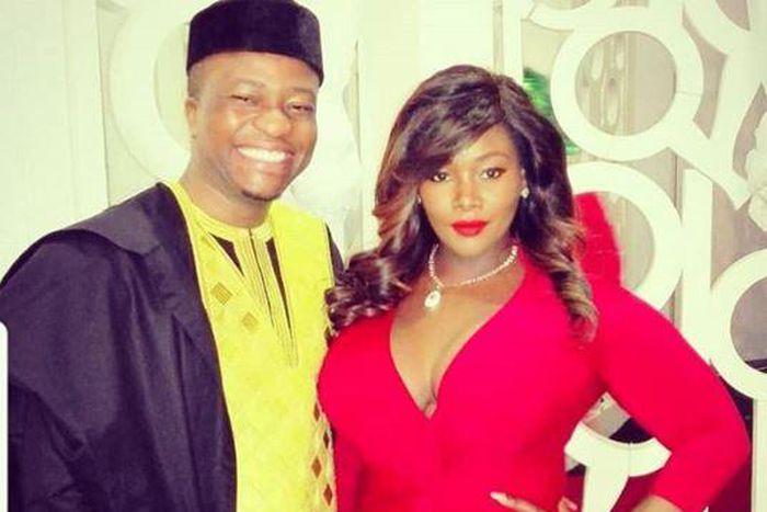 toolz with her husband, Captain Tunde Demuren