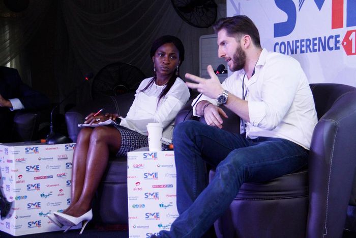 Marek and Tawa on tech panel