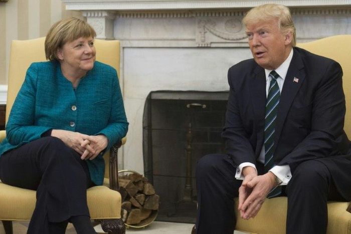 US President Donald Trump and German Chancellor Angela Merkel held talks at the White House in Washington DC, on March 17, 2017