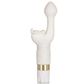 See that little butterfly on the end of the vibrator? That flutters to work your clitoris while the other part  gets to work inside you, Smith says. This G-spot stimulator is three-inches long, which is ideal since that's approximately how deep the G-s...