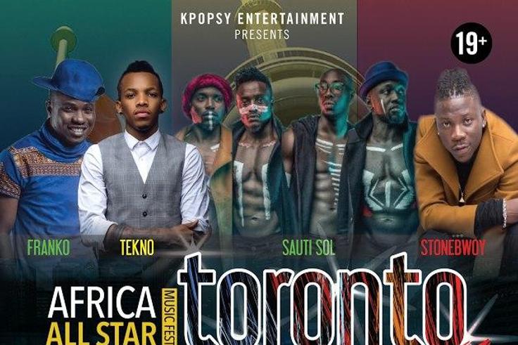 AFRICA ALL STAR MUSIC FEST TORONTO